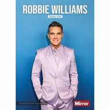 Robbie Williams A3 Calendar 2026 - Entertainment - Month To View