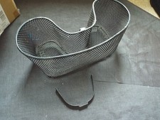 Mobility Scooter wire basket with bracket fits inside front fairing. ID396