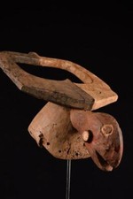 13482 African old Mambila helmet mask / helmet mask Cameroon