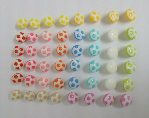 Small football buttons - small,