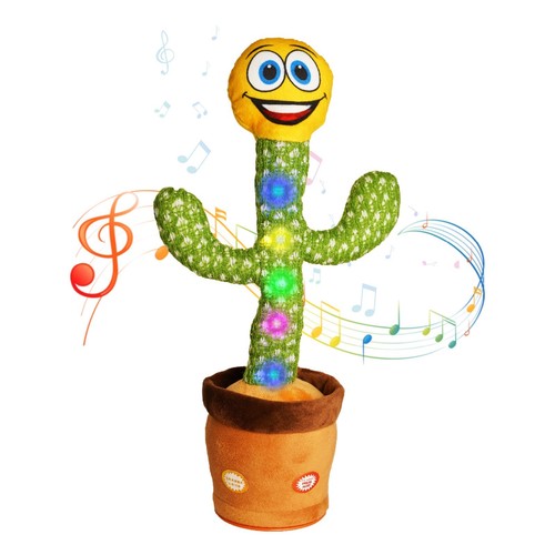 Dancing cactus toy sings - toy,