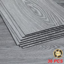 5.02m² Vinyl Flooring Plank Adhesive Floor Tiles 36 Panels Wood Effect Planks UK
