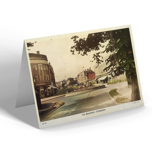 Greeting card vintage - card, surrey