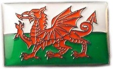 Wales Welsh Flag Metal Enamel Pin Badge Red Cymru Dragon