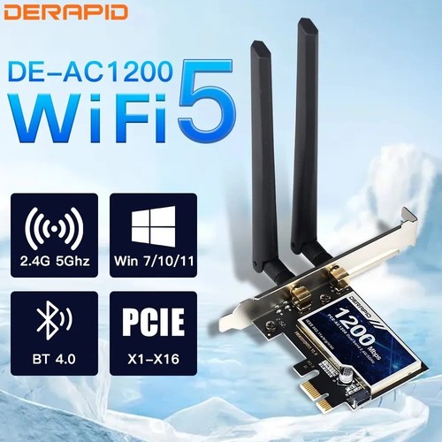 Pcie wifi card ac1200 dual - 5,