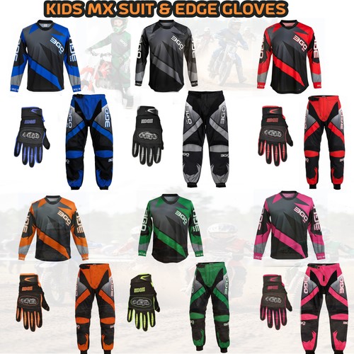 Kids motocross jersey pant - motocross,