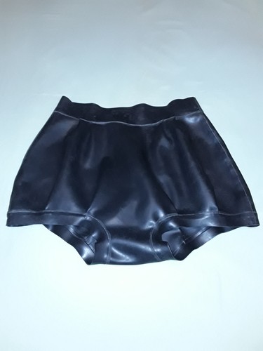 Unisex pleated black latex - unisex,