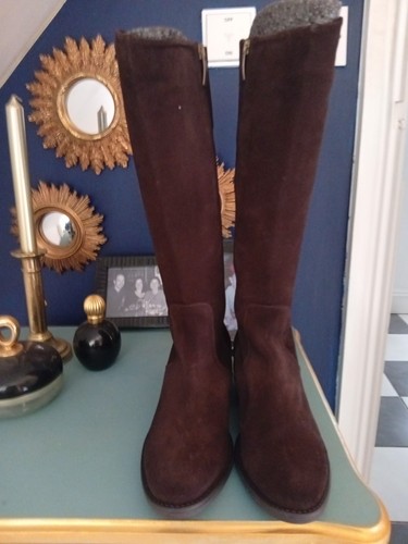 Brora brown suede boots - brown,
