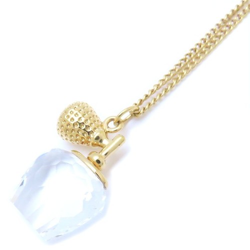 Swarovski gold plated necklace - gold,
