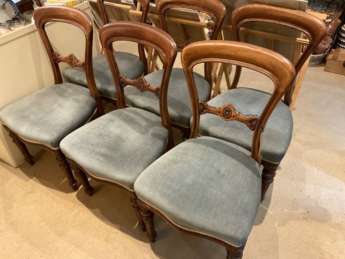 Antique victorian set six - victorian, of