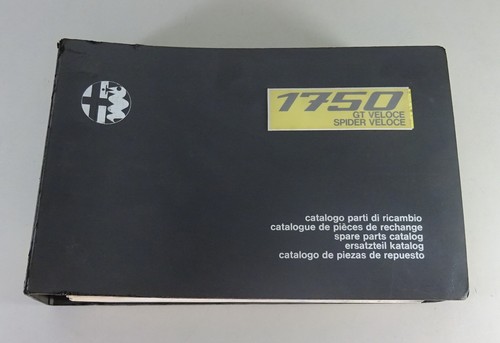 Alfa romeo parts catalog 1750 - alfa,