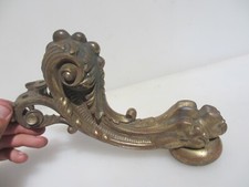 HUGE Victorian Brass Feet Lion