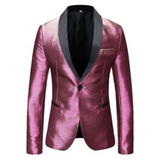 Men Blazer Jacket Suit Coat