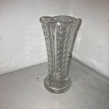 VINTAGE GLASS VASE 16cm Italy 