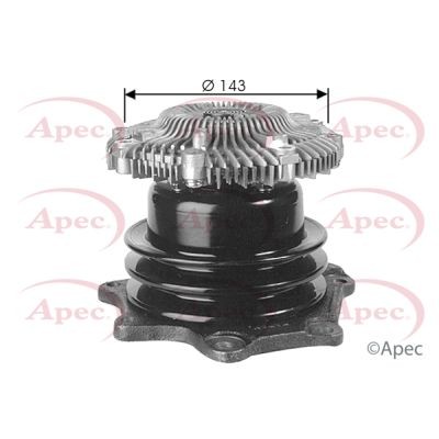 Apec engine cooling water pump - engine,