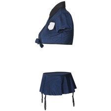 Sexy Cop Outfit Cosplay Erotic Lingerie BDA Women Police Fancy Halloween Costume