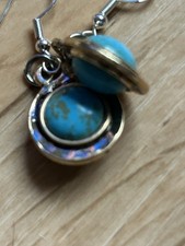 Turquoise Stone Earrings 925