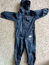Regatta Great Outdoors Navy Blue Puddle Suit Splash Suit Age 36/48 months