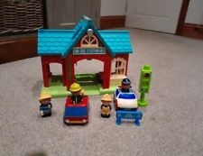 Elc Happyland Fire Station, Truck,police Car & Figures 