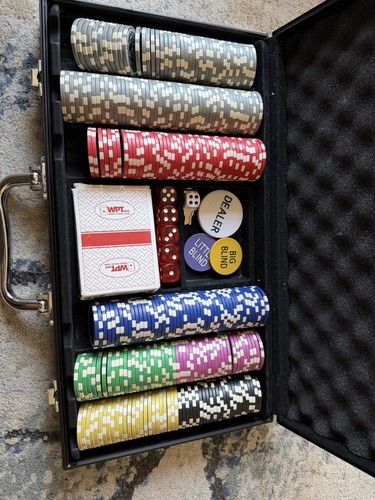 Poker chip set with case - chip,