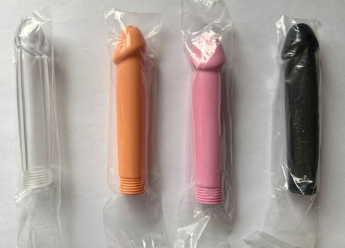 Penis shaped anal douche - anal, /