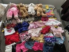 Huge Build A Bear Workshop Bundle: Clothes, Bears, Shoes And Accessories