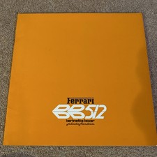FERRARI BERLINETTA BOXER BB512 BROCHURE
