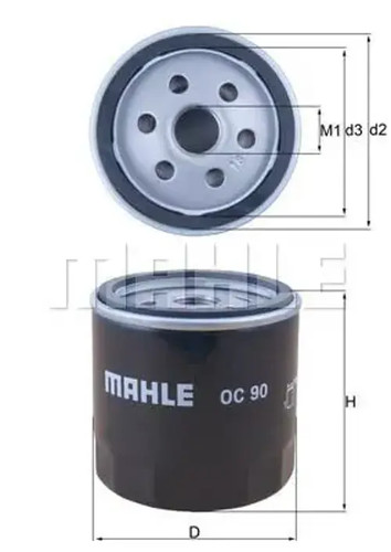 Oil filter spin oc - spin-on,