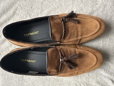 Mens Topman Brown tassel