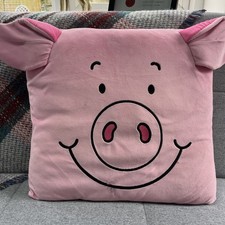 M&S Percy Pig Pink Face Pillow