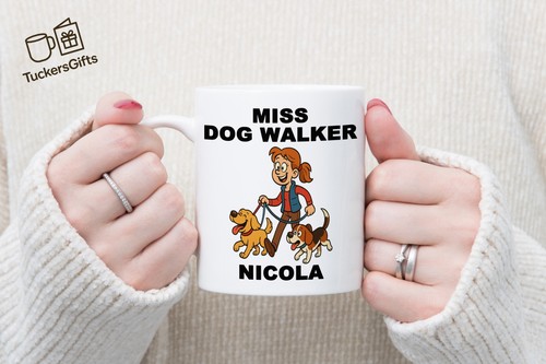 Personalised miss dog walker - dog,