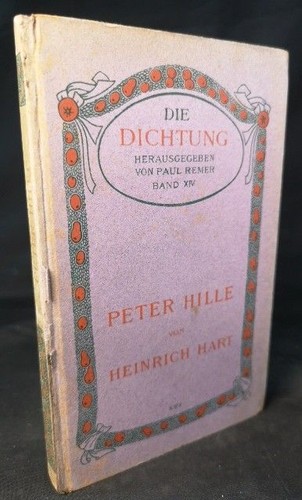 Peter hille book - hille., [book