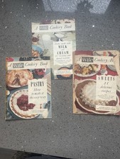 3 X 1950’s RECIPE BOOKLETS-SPRY,NESTLE,MILK BOARD.PASTRY,SWEETS,MILK & CREAM