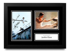 Jackie Chan Hand Signed A4