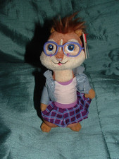 ALVIN AND THE CHIPMUNK SMALL JEANETTE PLUSH BEANIE SOFT TOY 2012 TAGGED