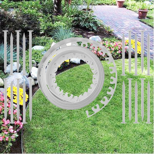 40mm light grey lawn - lawn, edging