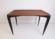 RARE STUNNING VINTAGE DANISH TEAK FRITZ HANSEN SERVING TRAY TABLE / COFFEE TABLE
