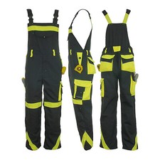 VIS Grey-Yellow Bib & Brace