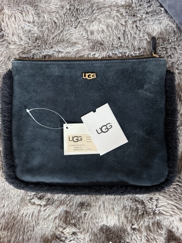 Ugg black charlee suede zip - charlee,