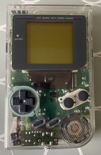 Nintendo Game Boy Original Play It Loud in Clear DMG-01 Parts Or Not Working