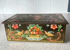 Vintage Biscuit tin Woman