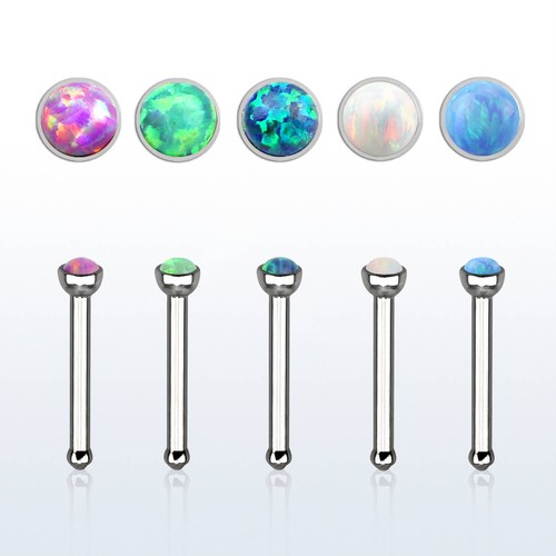 Pin shaped nose - -shaped, piercing