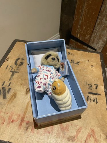 Baby oleg meerkat plush toy - oleg,