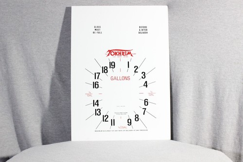 Reproduction tokheim meter - reproduction, gas