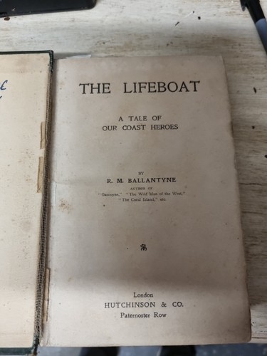The lifeboat m ballantyne - lifeboat,