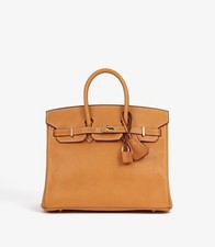 Hermès Toffee Peau De Porc Leather Birkin 25cm Retourne