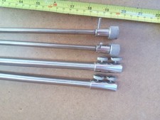 2 x Stainless Steel Bank Sticks Anti Twist Tip