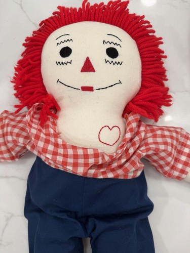 Vtg raggedy andy doll large - andy,