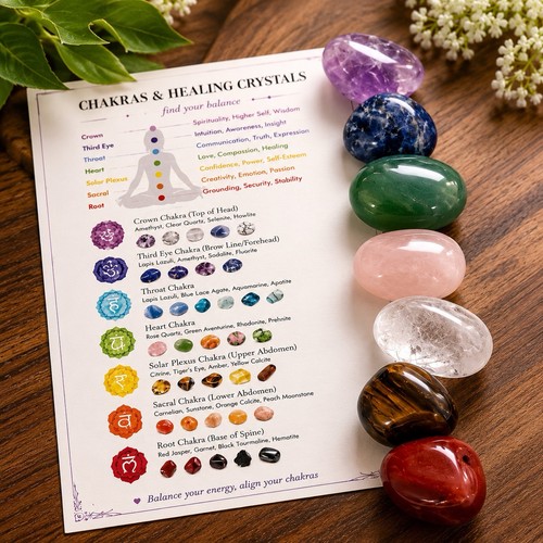 Chakra healing crystals and - chakra,