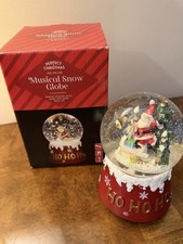 Musical Snow Globe Ho Ho Ho